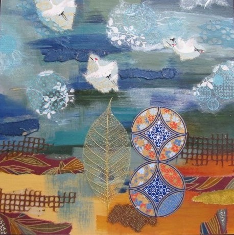 Autumn Palettes ~ Mixed Media Paintings