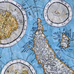 VIA Art Retreat: Collaging with Maps